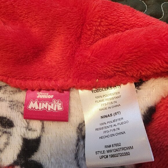 Girls Minnie Robe - Picture 2 of 2